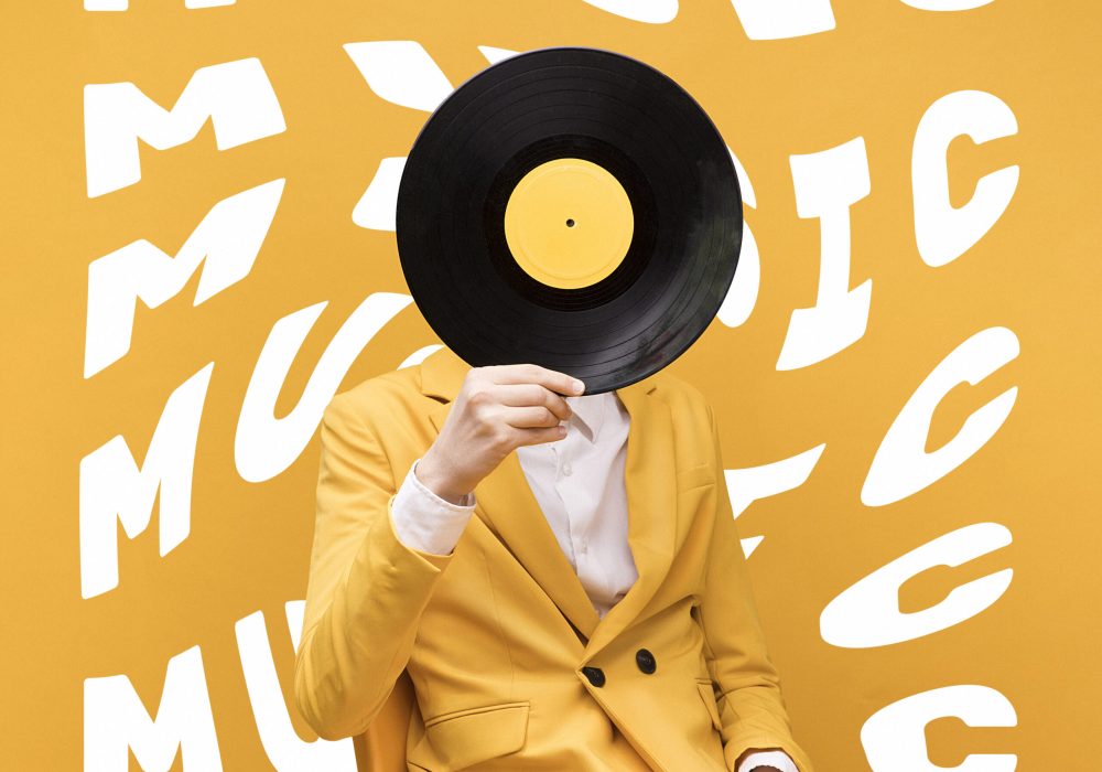 person-surrounded-by-wavy-text